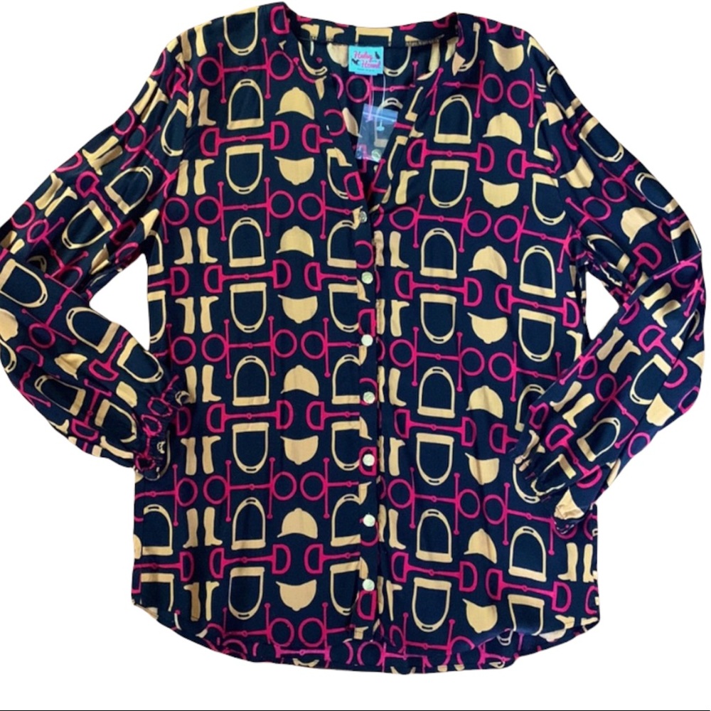 🆕 Haley and the Hound Equestrian Top - Medium